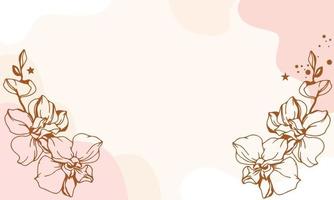 modern style Vector and  floral background design