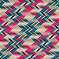 Seamless pattern of scottish tartan plaid. Repeatable background with check fabric texture. Vector backdrop striped textile print.