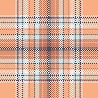 Plaid check pattern. Seamless fabric texture. Tartan textile print. vector