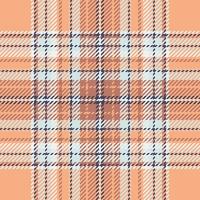 Plaid check pattern. Seamless fabric texture. Tartan textile print. vector