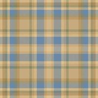 Plaid check pattern. Seamless fabric texture. Tartan textile print. vector