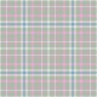 Plaid seamless pattern. Check fabric texture. Vector textile print.