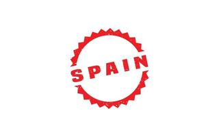 SPAIN stamp rubber with grunge style on white background vector