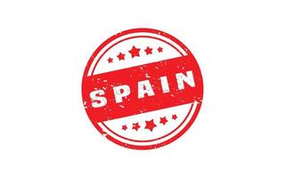 SPAIN stamp rubber with grunge style on white background vector