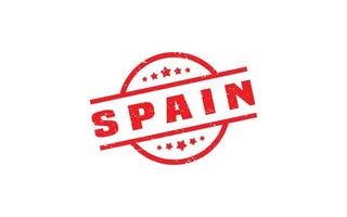 SPAIN stamp rubber with grunge style on white background vector