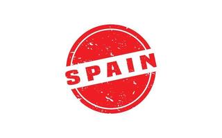 SPAIN stamp rubber with grunge style on white background vector