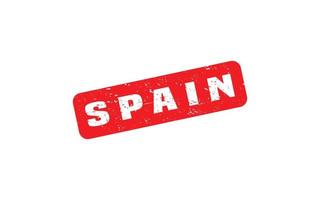 SPAIN stamp rubber with grunge style on white background vector