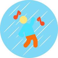 Dancing Vector Icon Design