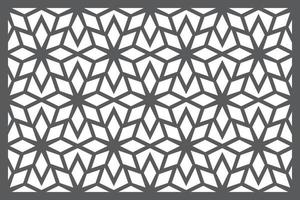 Jali Design for Graphic and Plywood, Partition, Cnc Router Design Foamsheet, Acrylic and CNC Machine Cutting, EPS File. vector