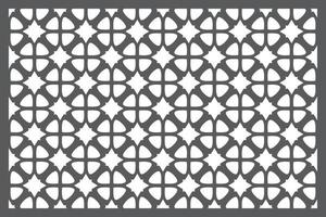 Jali Design for Graphic and Plywood, Partition, Cnc Router Design Foamsheet, Acrylic and CNC Machine Cutting, EPS File. vector