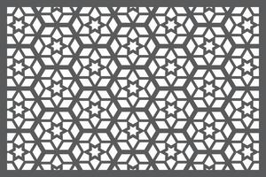 Jali Design for Graphic and Plywood, Partition, Cnc Router Design Foamsheet, Acrylic and CNC Machine Cutting, EPS File. vector