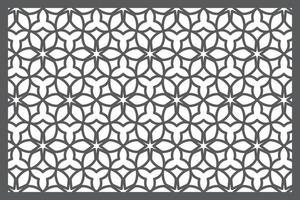 Jali Design for Graphic and Plywood, Partition, Cnc Router Design Foamsheet, Acrylic and CNC Machine Cutting, EPS File. vector