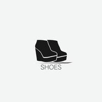 zapatos icono vector