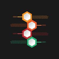 vector de logotipo hexagonal