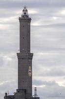 lightouse lanterna génova ciudad italia símbolo foto