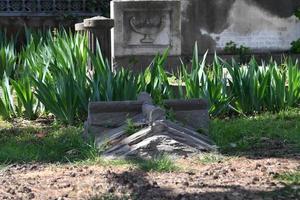 English Cemetery in Florence wonderful statues photo