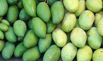 mango background in the market photo