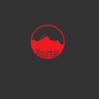 mountain logo vector