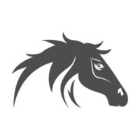 caballo logo icono diseño vector