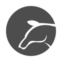 Horse logo icon design vector