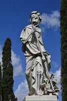 English Cemetery in Florence wonderful statues photo