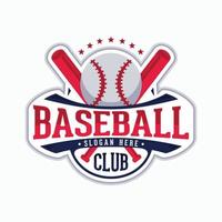 Baseball vector logo emblem design for sport team