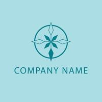 Compas logo design. Abstract compos symbol logo template. vector