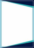 Blue and white background color with stripe line shape. Suitable for social media post and web internet ads. Template layout. Frame, boarder for text, picture, advertisement. Empty space. vector