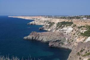 Sea view from the Cape Fiolent Ukraine, Crimea photo