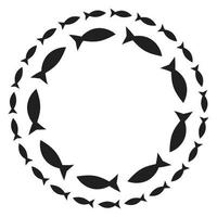 Fish icon. Flat fishes icon. vector