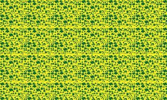 St. Patrick's Day Pattern clover greeting yellow  Vector illustration