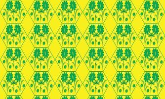 St. Patrick's Day Pattern clover greeting yellow  Vector illustration