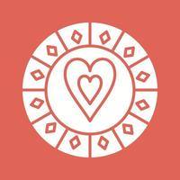 Heart Chip Vector Icon