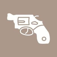 Unique Revolver Vector Icon