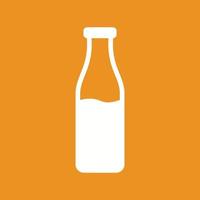 Milk Bottle Vector Icon