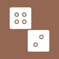 Unique Dice Vector Icon