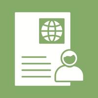 Global Profile Vector Icon
