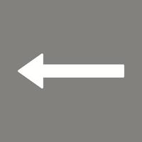 Unique Left Arrow Vector Icon