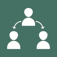 Unique Connected Users Vector Icon