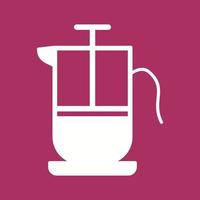 French Press Vector Icon