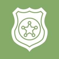 Police shield Vector Icon