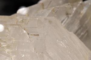 quartz crystal rock macro photo