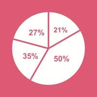 Pie Chart Vector Icon