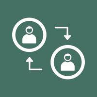 Connected Profiles Vector Icon