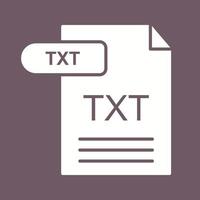 icono de vector de texto