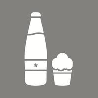 icono de vector de cerveza