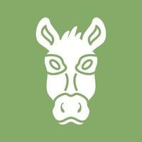 icono de vector de burro