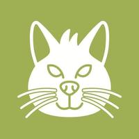 icono de vector de gato