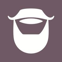 Beard and Moustache Vector Icon