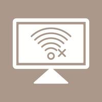 Disconnected Network Vector Icon